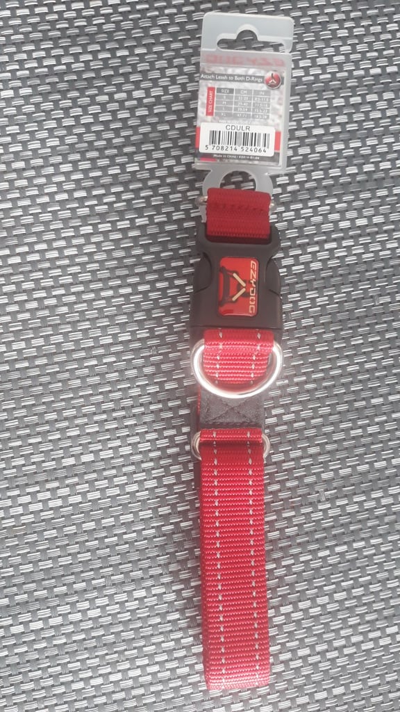 NEW Ezydog double up large dog collar 