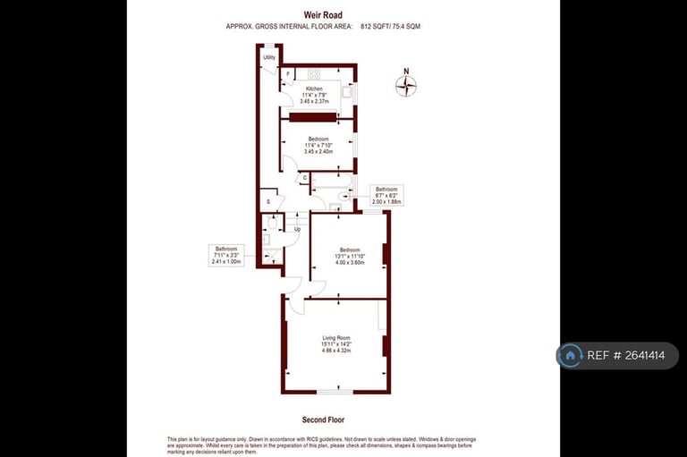 2 bedroom flat in Charlwood Mansion, London, SW12 (2 bed) (#2641414)