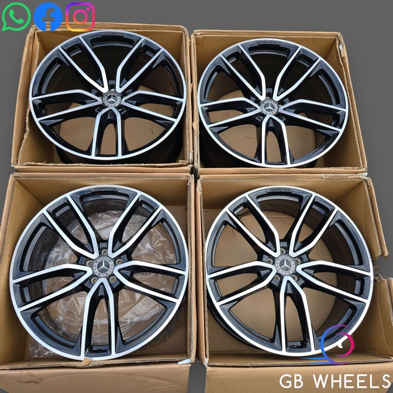 Genuine Mercedes GLS 23" AMG Alloy Wheels A1674017700 / A1674017800 GLE