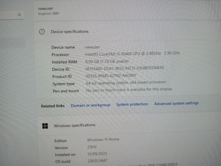 DELL FULL PC PACKAGE MEGA DEAL 34 inch curved screen - i5 10th computer package 