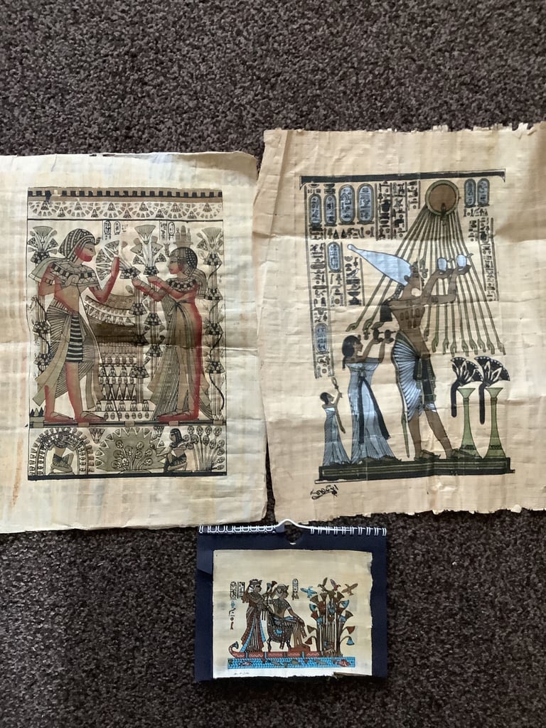 image for Egyptian woven paper art