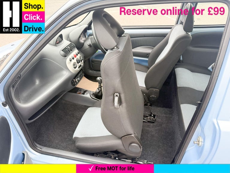 2003 Fiat Seicento 1.1 Sporting 3dr HATCHBACK Petrol Manual