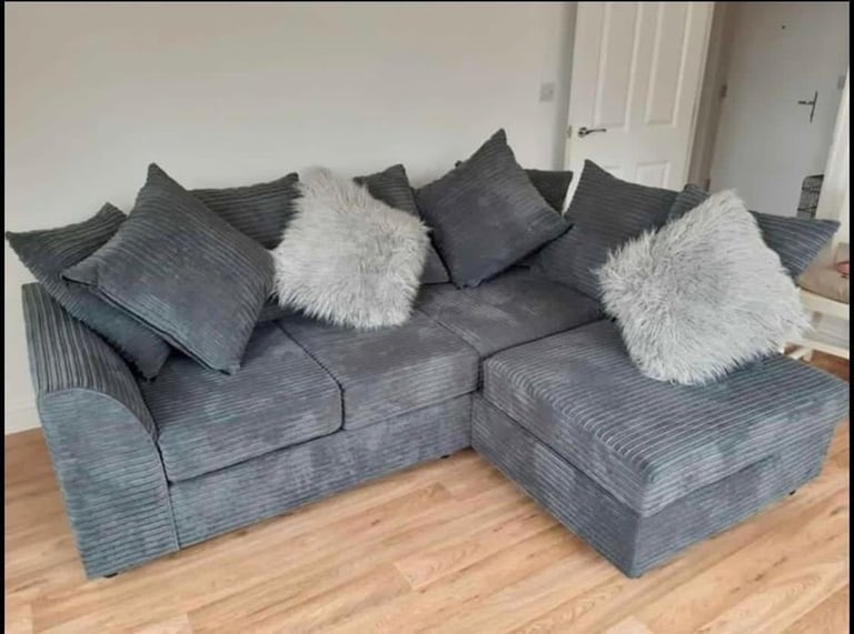Beautiful Jumbo Cord 4 Seater Corner Sofa, Stylish & Comfortable | in  Hulme, Manchester | Gumtree