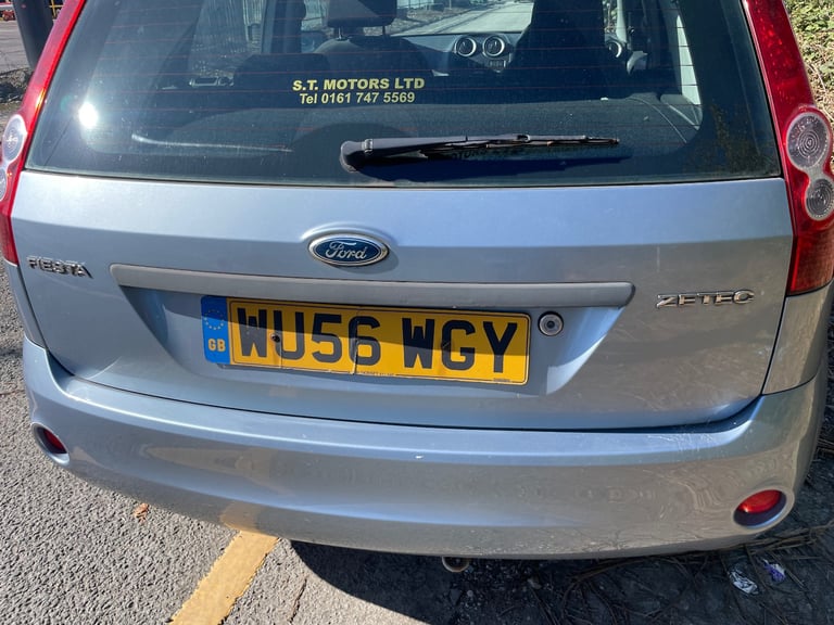 FORD FIESTA 1.4 ZETEC CLIMATE 56 REG BLUE 5 DOOR GENUINE 79155 MOT FEBRUARY 12TH 2026 LOW INSURANCE