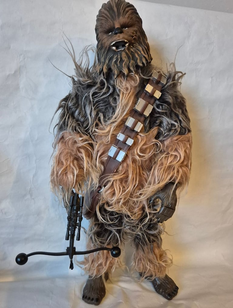 image for Star Wars Animatronic Chewbacca Figure Thinkway Toys 17in