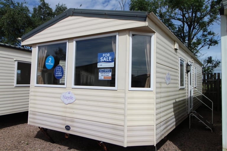 ABI Narelle 28x12 2 bed 2008 preowned static caravan for sale offsite