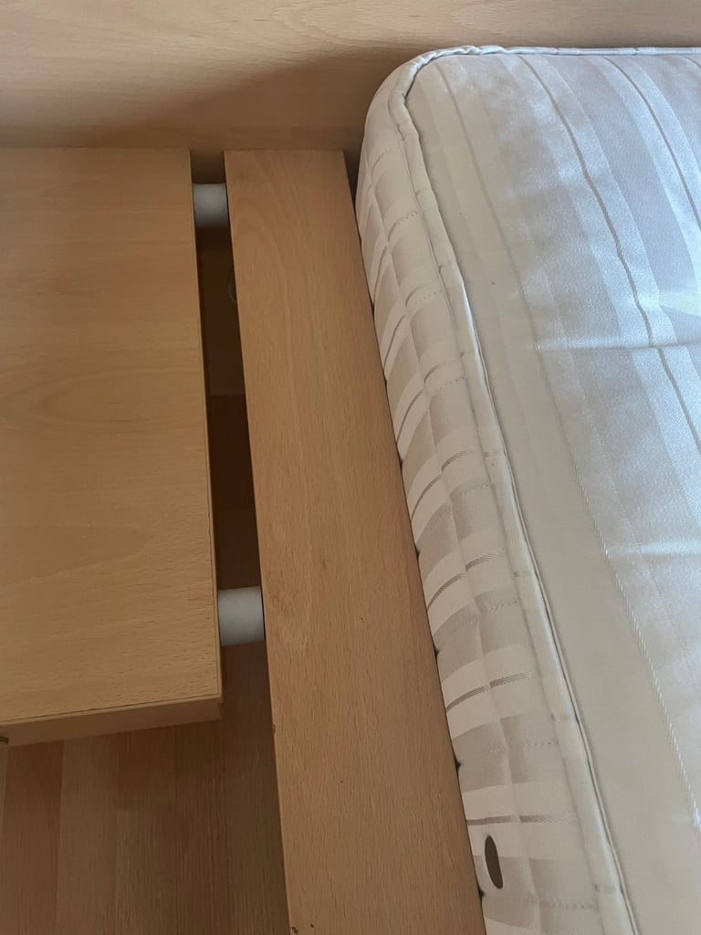 King size bed and mattress for sale 