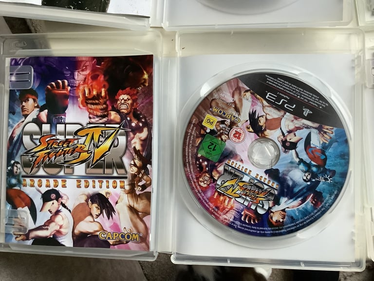 PS3 game x 4 and 1x Sega master system