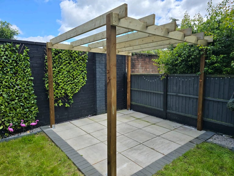 4M X 3M PERGOLA ASSEMBLED FREE LOCAL DELIVERY ST HELENS 