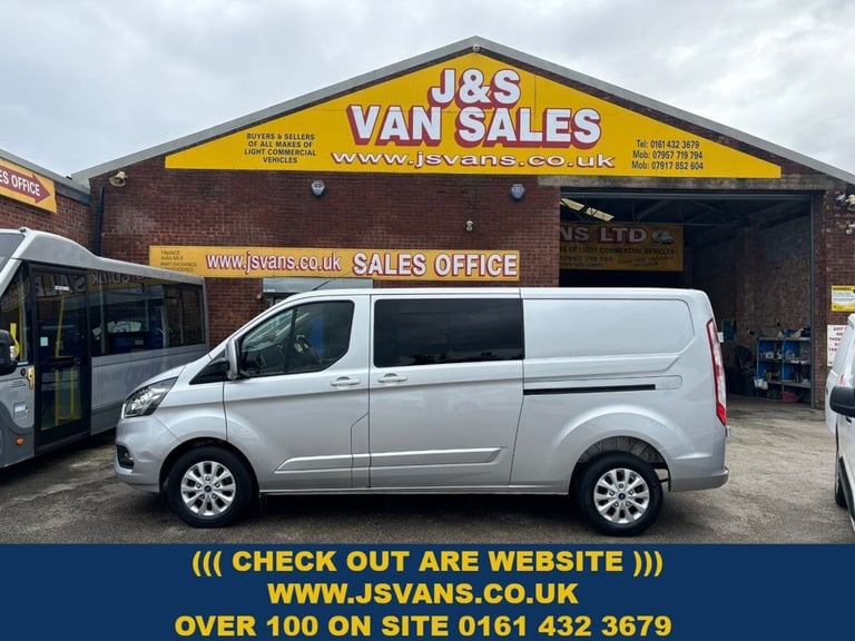 2022 22 FORD TRANSIT CUSTOM 2.0 320 ECOBLUE LIMITED CREW VAN DOUBLE CAB 5DR 