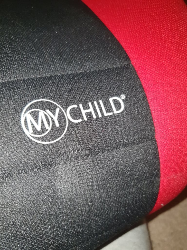 My Child Booster Seat , 15 - 36 kgs, Red & Black , VGC,  Hardly Used, Clean. 