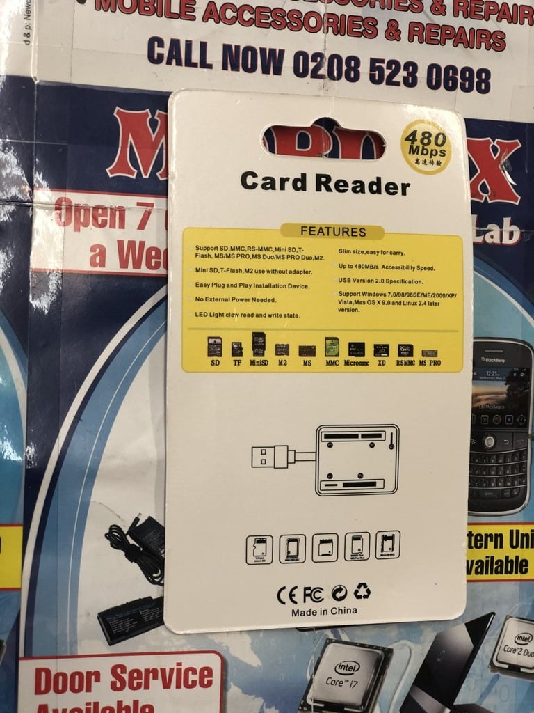 5 in 1 Portable Memory Card Reader SD 3.0 Transport Protocol, SD Card Reader USB 3.0 to Micro SD