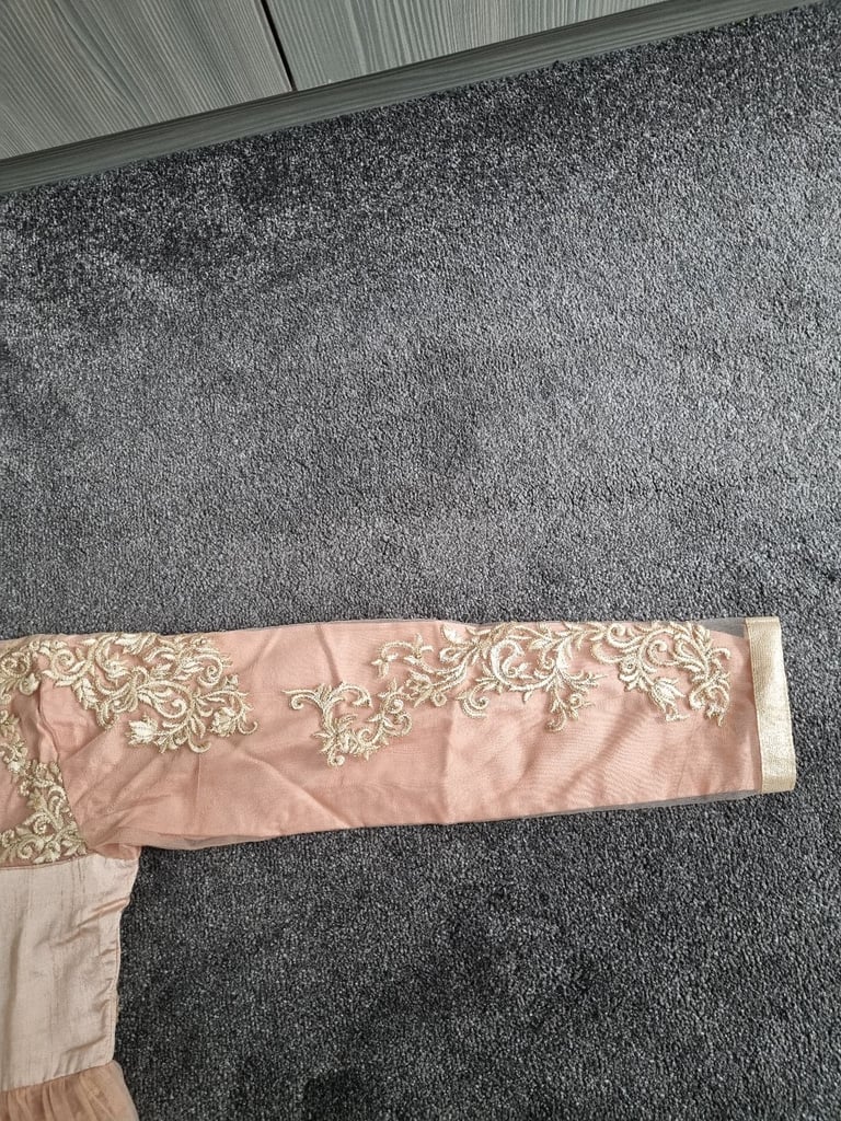 Asian Pakistani Wedding Party Long Maxi Dress New 