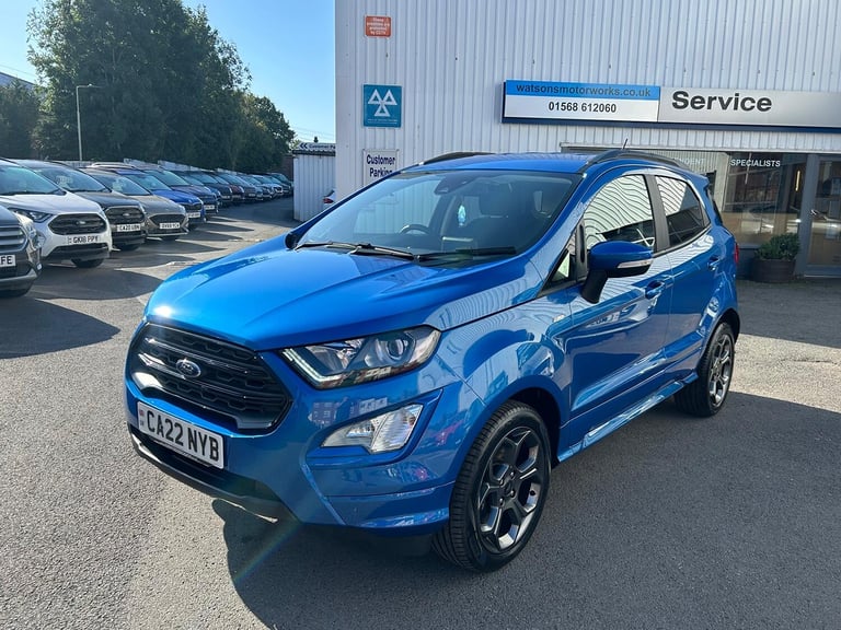 FORD ECOSPORT ST-Line 5 Door 1.0T EcoBoost 125PS, only 2586 miles!!! 2022