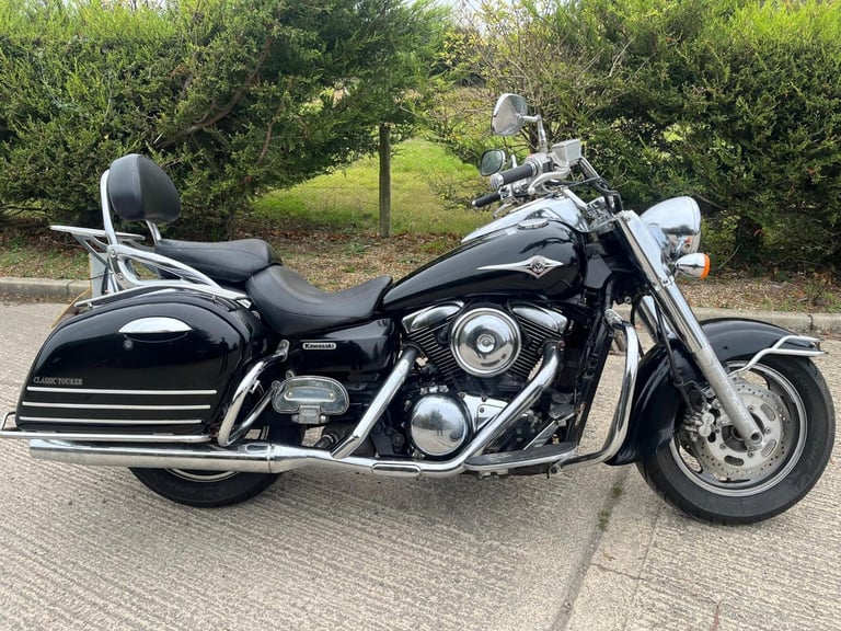 image for 2007 07 KAWASAKI VN 1600 D6F CLASSIC TOURER CRUISER TOURING VN1600 BLACK