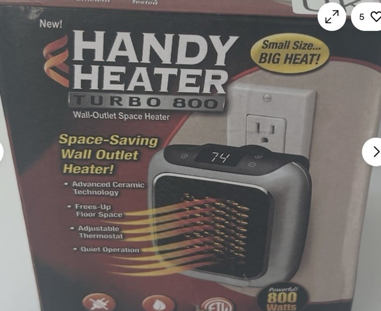 image for PLUG IN CERAMIC HEATER