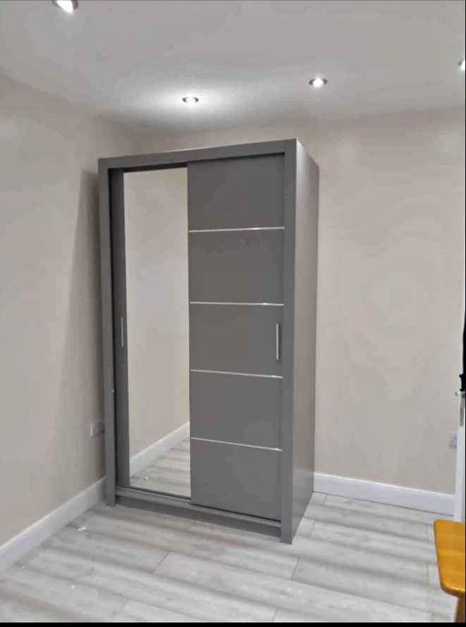 2&3 door wardrobe, sliding mirror doors wardrobes with drawers, shelfs, rails free delivery, COD