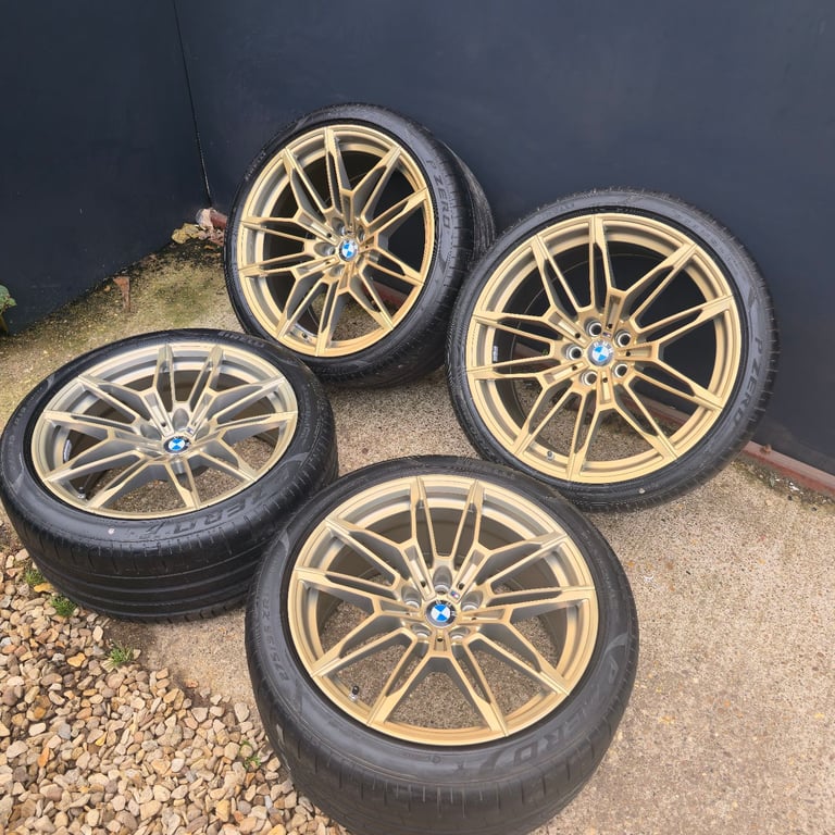 Genuine BMW 825M Competition 19 20" Alloy Wheels M2 G7 M3 G80 M4 G81 Gold 826m