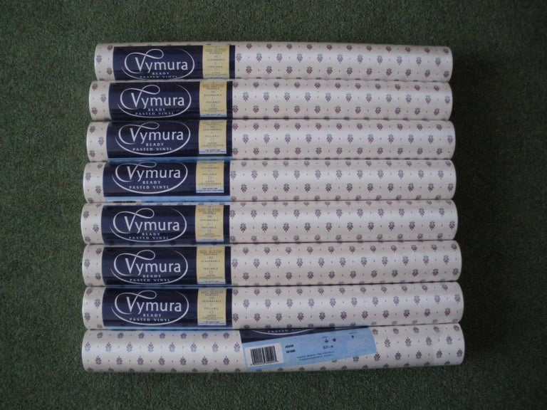 Vymura Ready Pasted Wallpaper (14 rolls, 2 designs and 7 rolls of border.