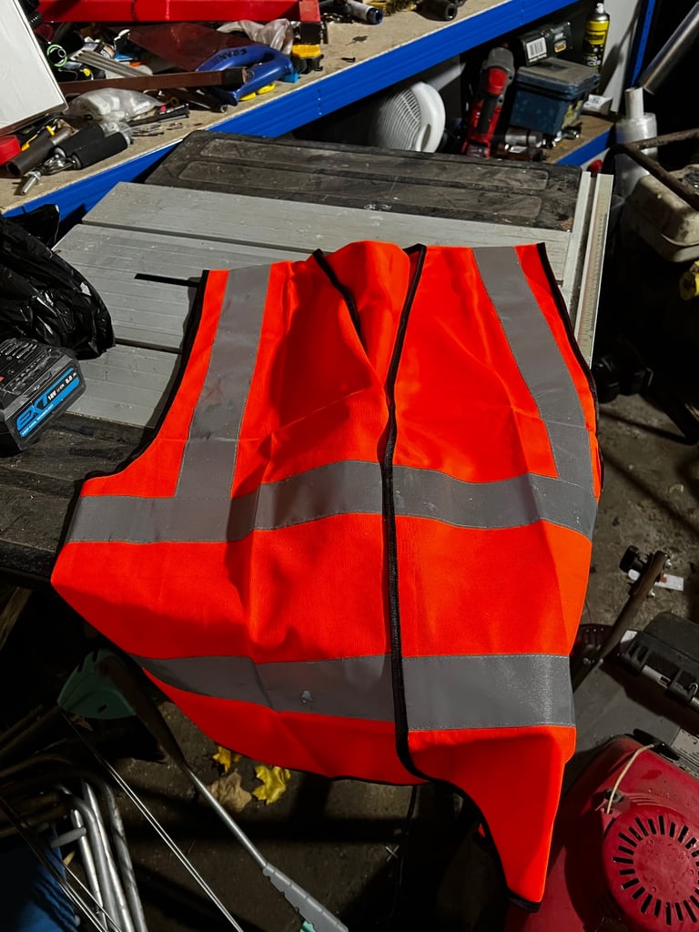 image for Orange Hi vis high vest workwear job lot
