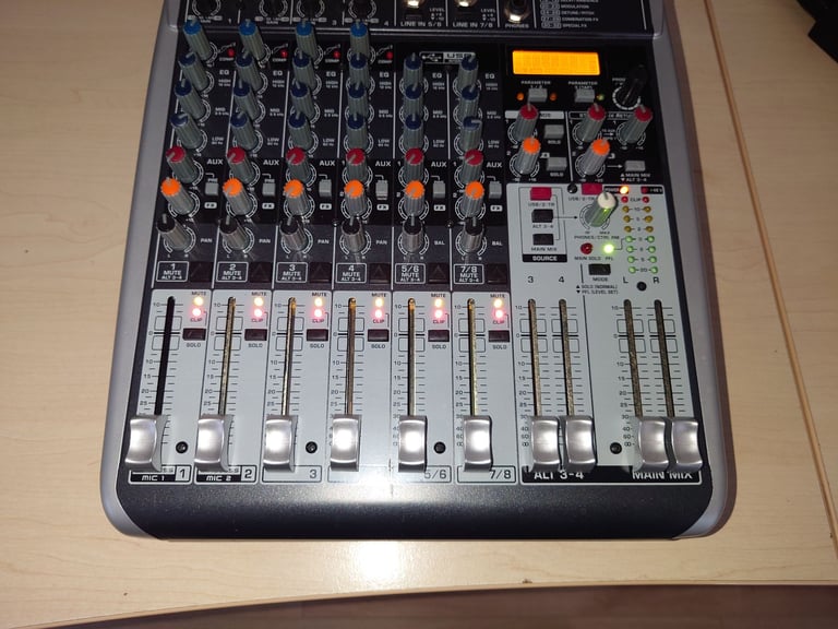 image for Behringer Xenyx QX1204USB mixing desk 