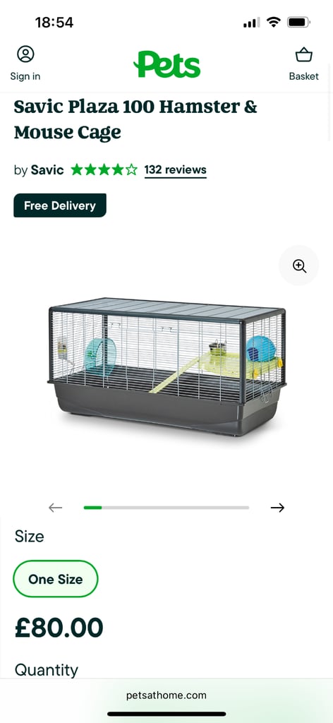 Very large hamster cage for sale!  