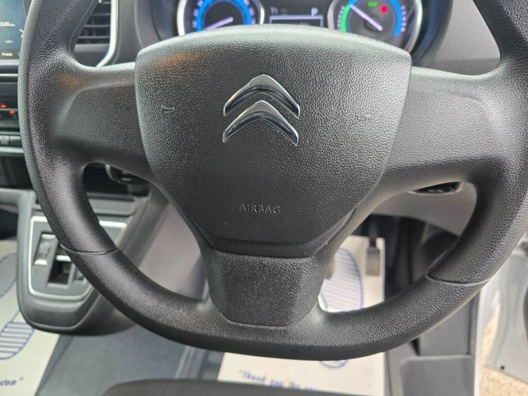 2023 Citroen Dispatch E 1000 75 kWh Enterprise M in white, 12,000 miles, full service history, 1 ...