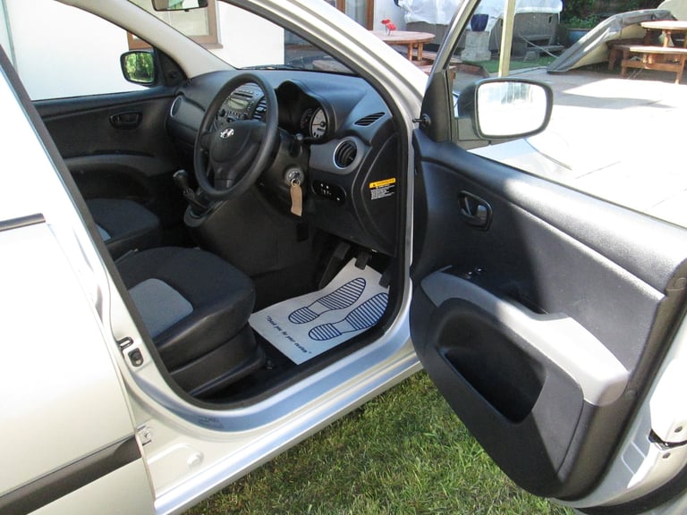 Hyundai i10 Classic. 2009. Silver. Just 12,000 miles. Service history. £35 tax. 
