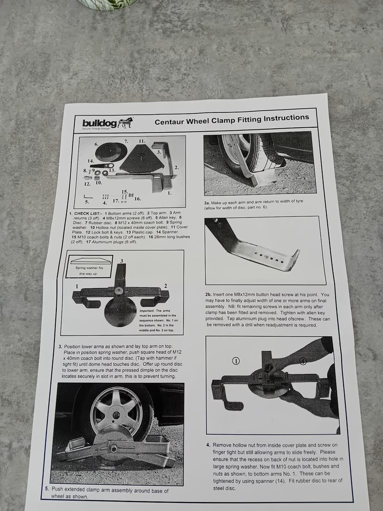Wheel clamp 