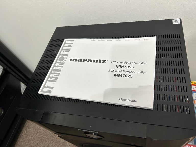 Marantz MM7055 Power Amplifier 5 channel RCA or Balanced XLR 140 wpc at 8 ohms