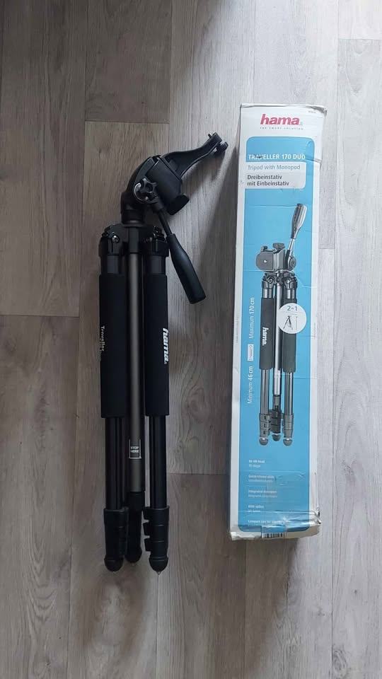 image for New Hama Traveller Duo 170 Tripod with Monopod and case