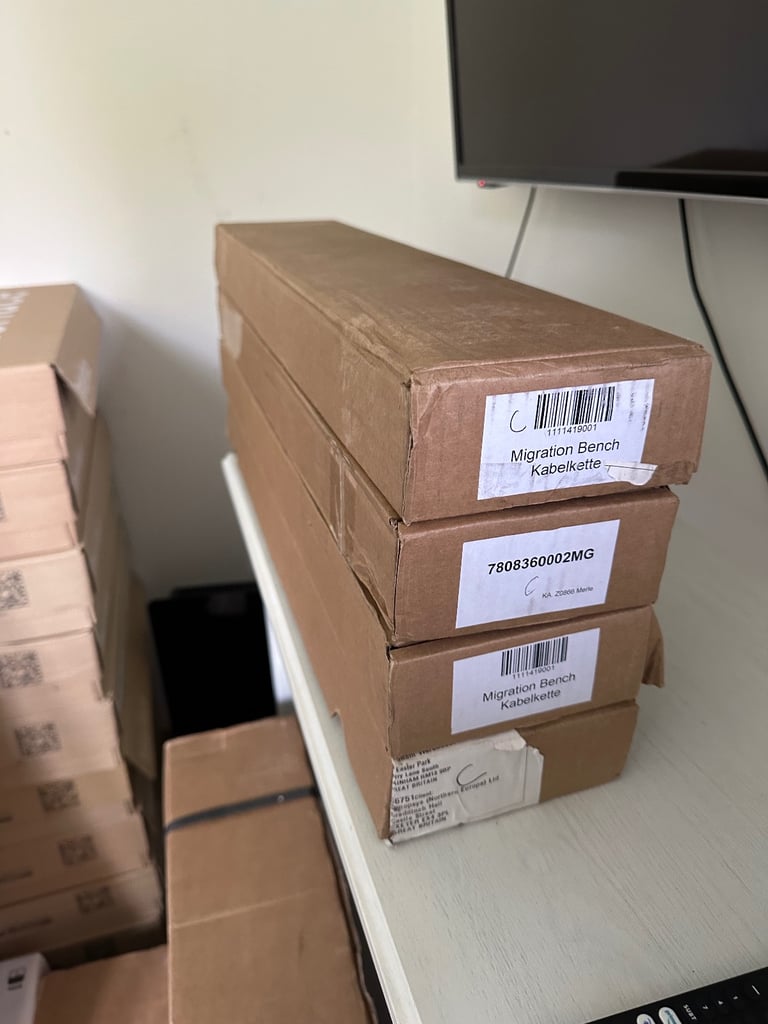 Office Desks - sit/stand back to back desks