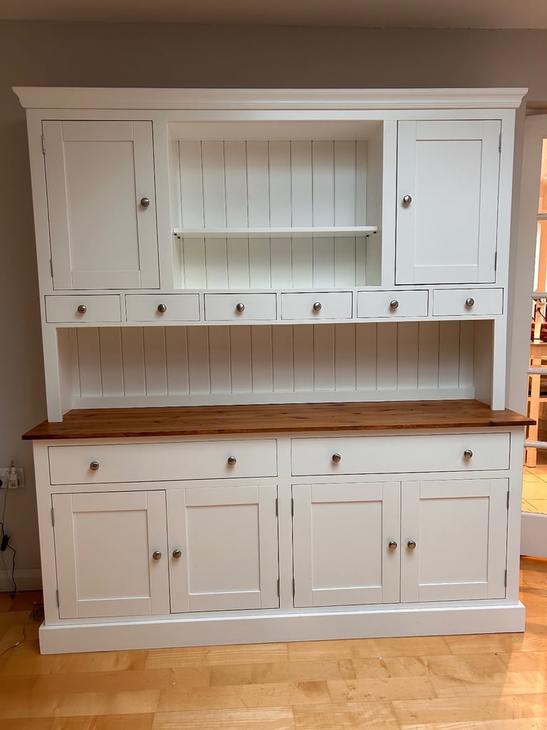 Large soft white dresser