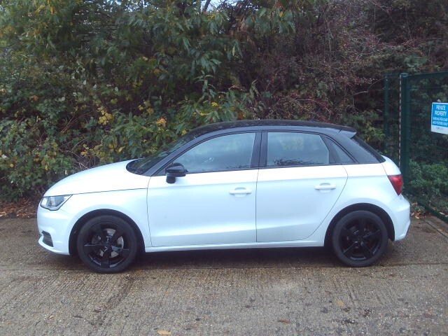 2015 Audi A1 1.4 TFSI Sport 5dr S Tronic White 56k Miles Years MOT Warranty £35 Road Tax HATCHBAC...