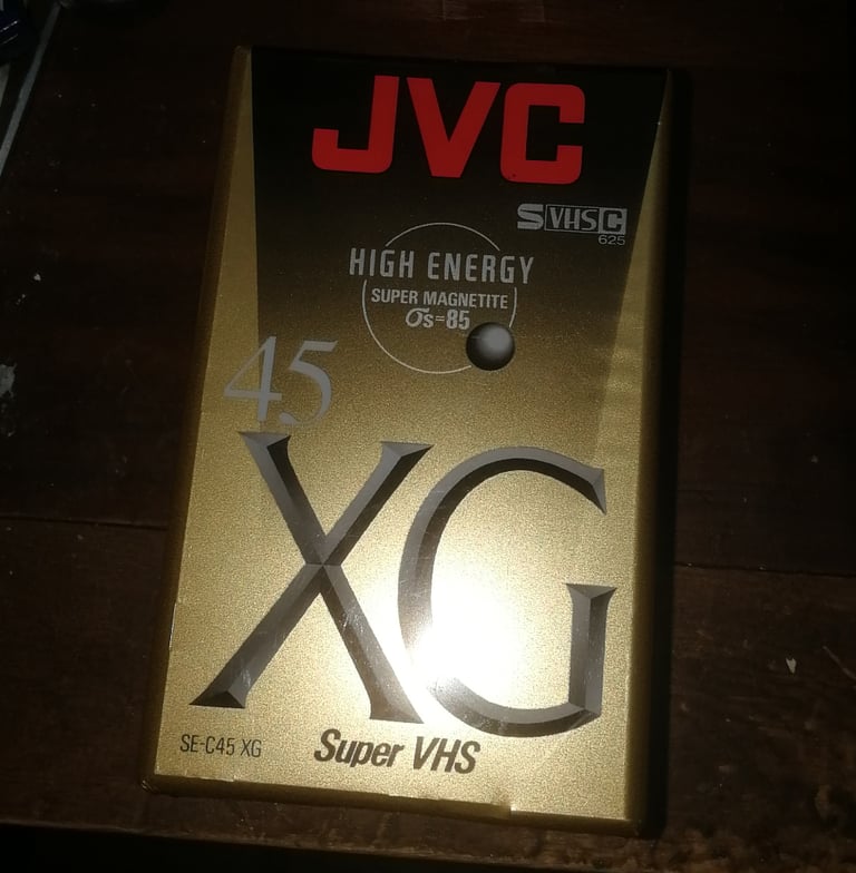 JVC S-XG Super VHS New Sealed blank tapes For Sale