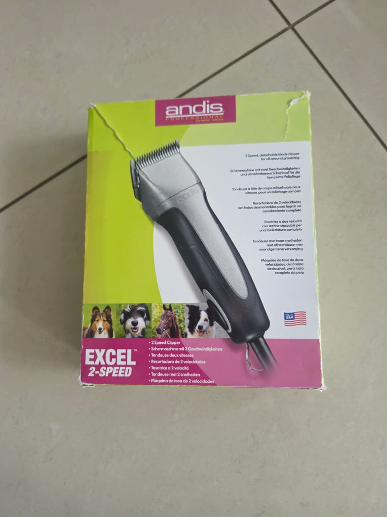 Andis Excel 2 speed dog clippers