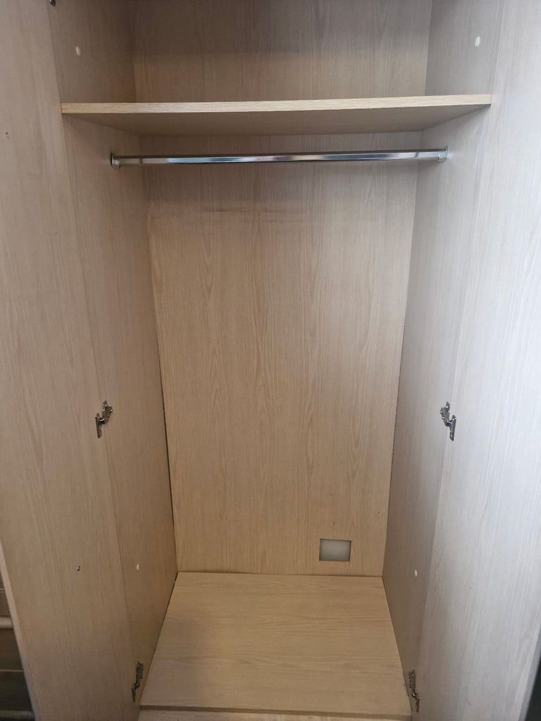 Wardobes. 2 big doubles and 1 single unit with shelves 