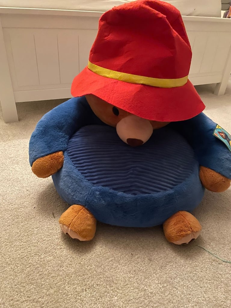 Paddington bear plush seat 