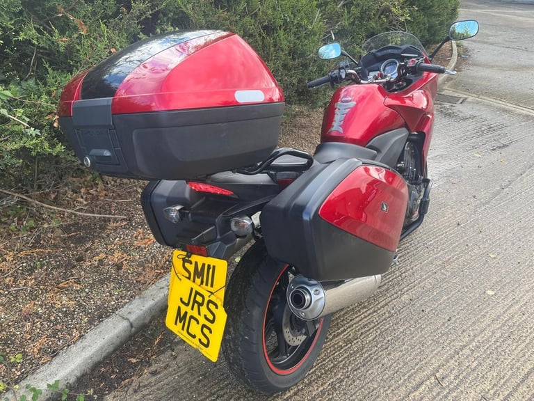 2011 11 HONDA CBF1000FA-B CBF 1000 TOURER LUGGAGE RED CLEAN CBF1000 F ABS