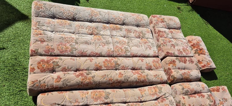 Cushions for camper caravan motorhome boat, set of 10.