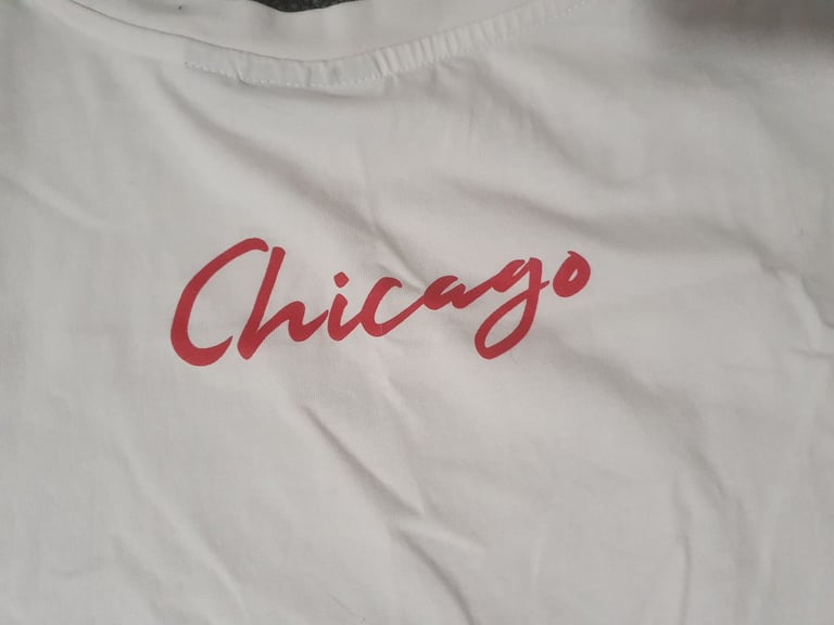 Chicago Bulls T-Shirt White Red NBA