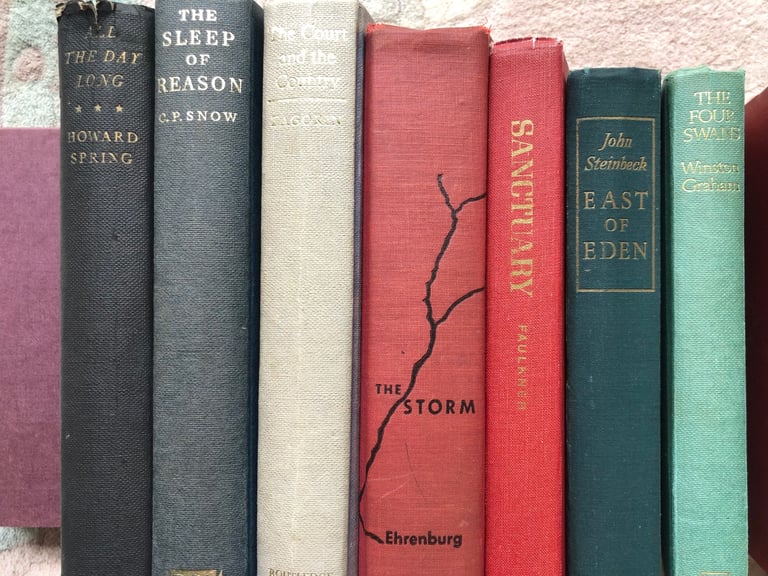 Bundle of antique vintage hardback books x 10 postage £5