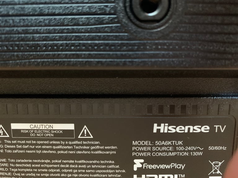 Hisense 50 inch 4K Smart TV 