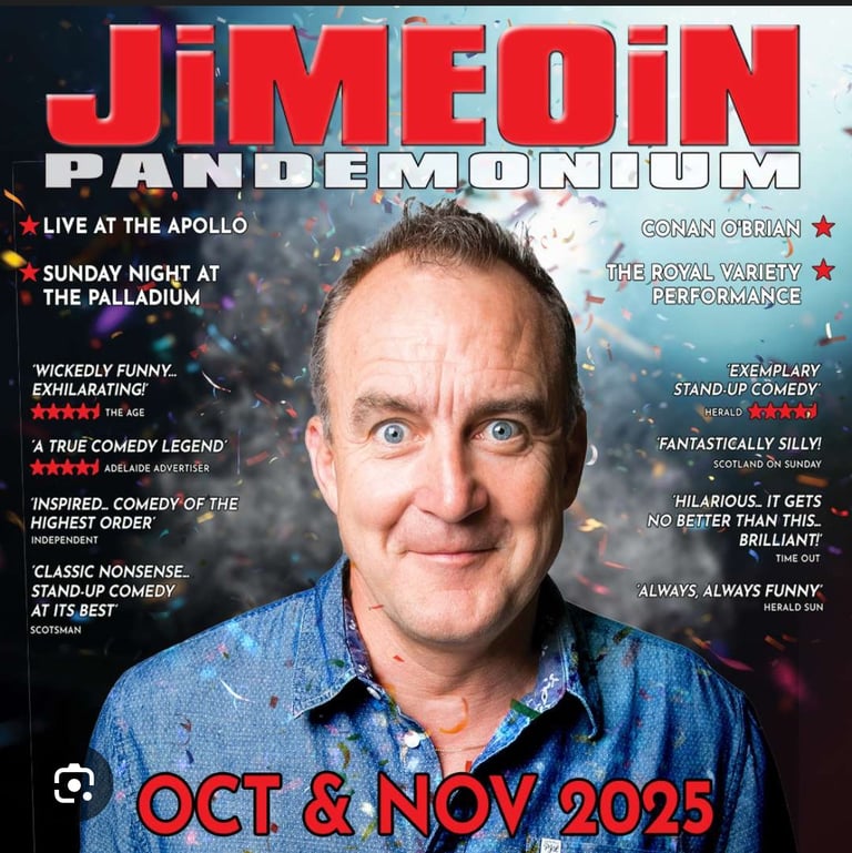 Jimeoin - comedy tickets Middlesbrough X2
