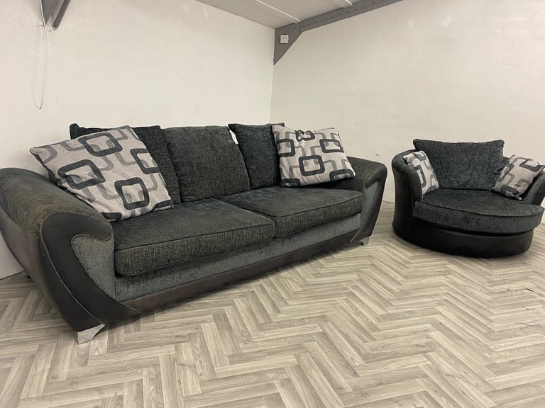 image for Large luxury dfs sofas set suite 