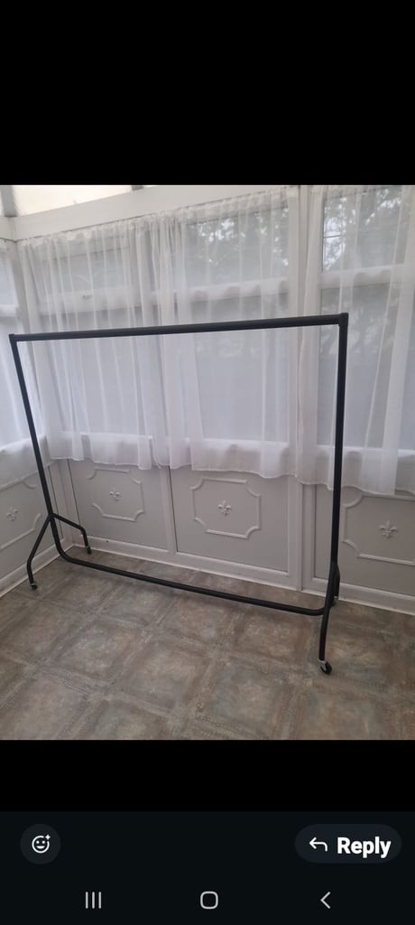 Heavy duty clothes rail **Reduced in price**