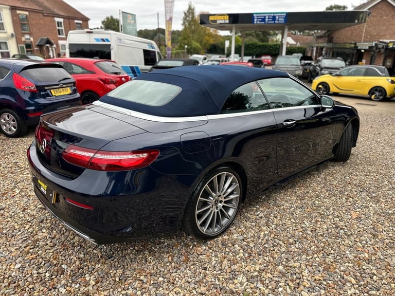 2019 Mercedes-Benz E-Class E220d AMG Line 2dr 9G-Tronic CONVERTIBLE DIESEL Automatic