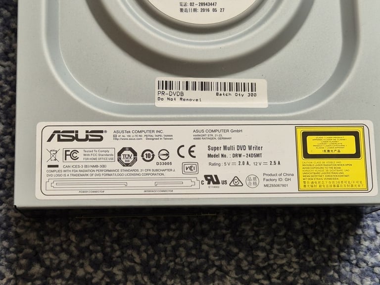ASUS internal DVD drive