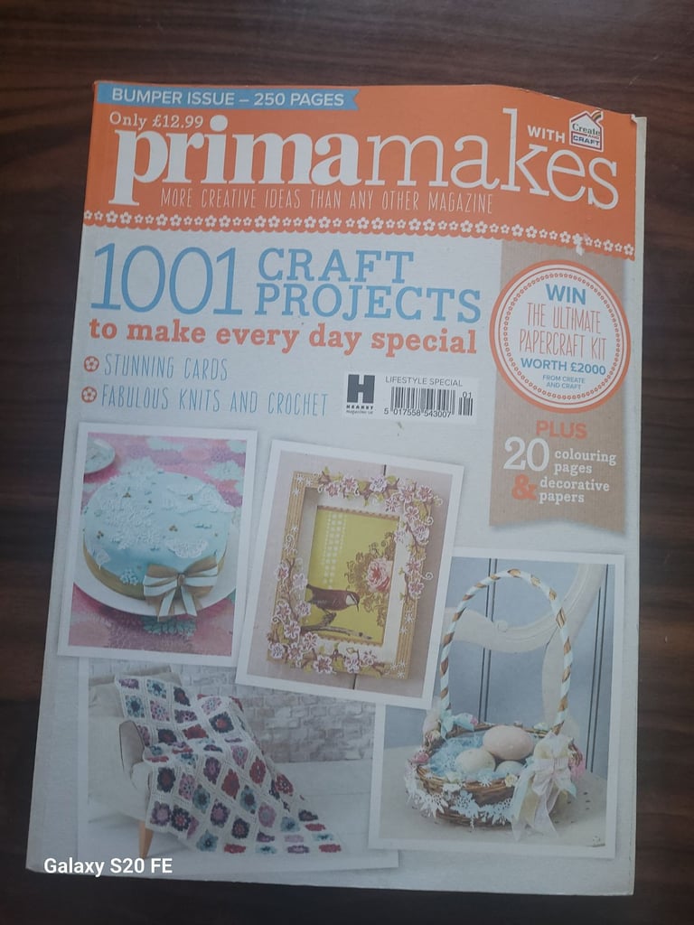 image for Prima Makes "1001 Craft Projects" Bumper Magazine – 250 Page Special Edition
