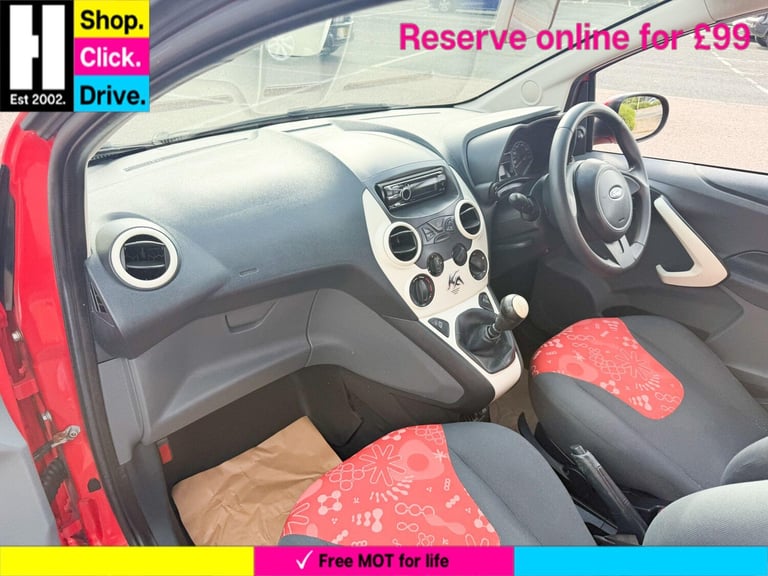 2014 Ford Ka 1.2 Edge 3dr [Start Stop] HATCHBACK PETROL Manual